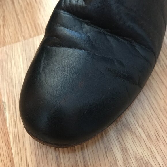 Frye Black Leather Chelsea Boots Size 7 Ankle Booties - Picture 7 of 13